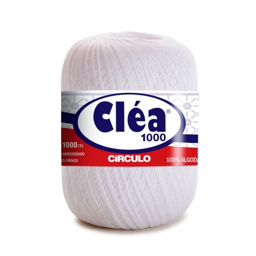Fio de Crochet CÍRCULO Clea 1000 150g Branco 8001