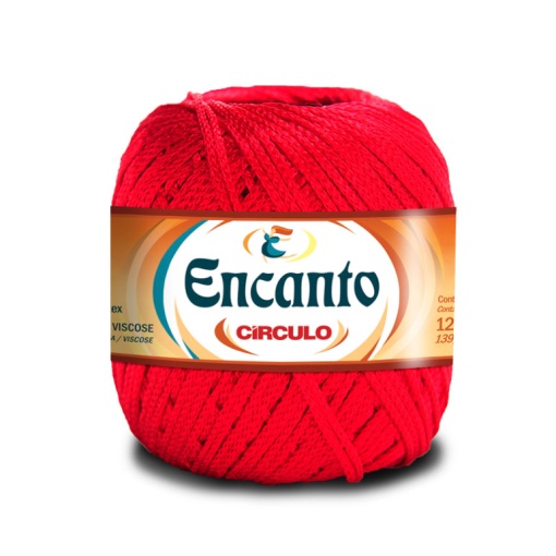 Fio de Crochet CÍRCULO Encanto 100g Carmim 3528