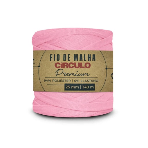 Trapilho CÍRCULO PREMIUM 140m (aproximadamente) 270g Rosa Algodão