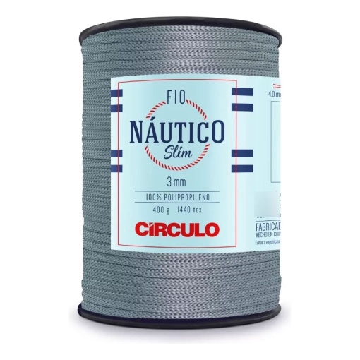 Fio de Crochet CÍRCULO Náutico Slim 400g Pergaminho 8333