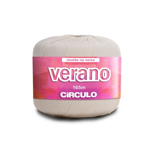 Fio de Crochet CÍRCULO Verano 50g Off White 611