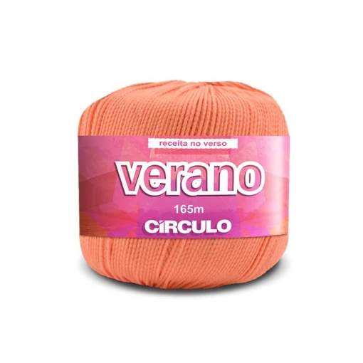 Fio de Crochet CÍRCULO Verano 50g Coral 3318