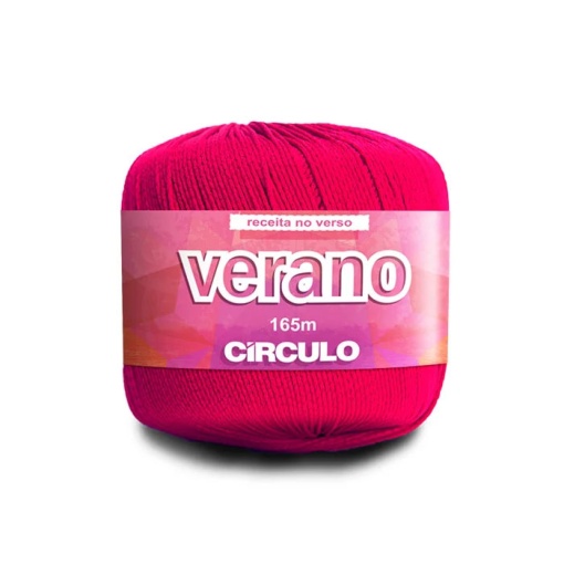 Fio de Crochet CÍRCULO Verano 50g Paixão 6111
