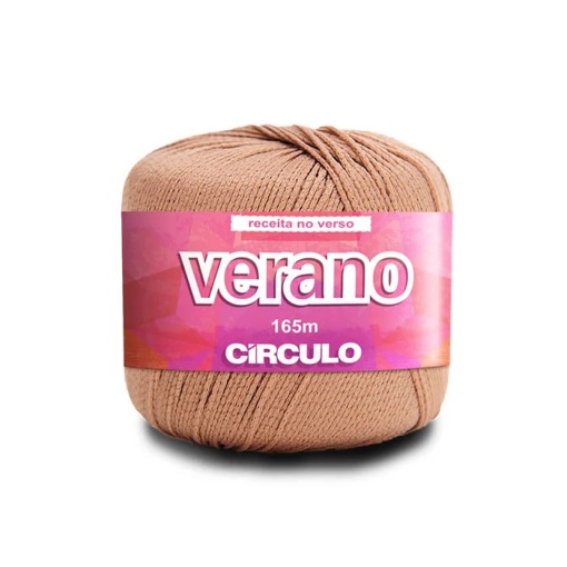 Fio de Crochet CÍRCULO Verano 50g Amêndoa 6114