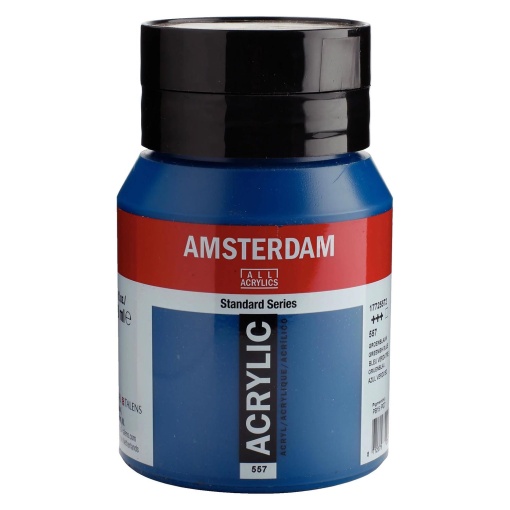 Tinta Acrílica AMSTERDAM Azul Esverdeado 557 500ml