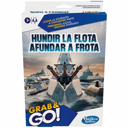Batalha Naval Afundar a Frota de Viagem HASBRO Gaming Grab & GO