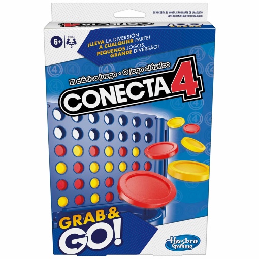 4 em Linha de Viagem HASBRO Gaming Grab & GO