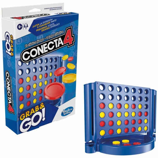 4 em Linha de Viagem HASBRO Gaming Grab & GO