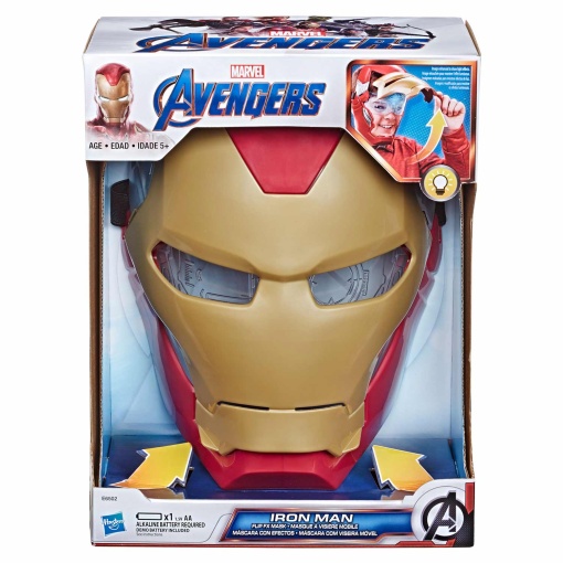 Avengers Máscara Articulada Iron Man com Luzes MARVEL HASBRO