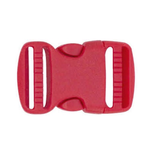 Fivela Clip para Mochilas 32mm vermelho COSE