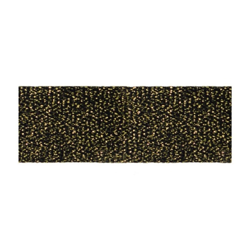 Correia com Glitter COSE 30mm Preto/Dourado (metro)