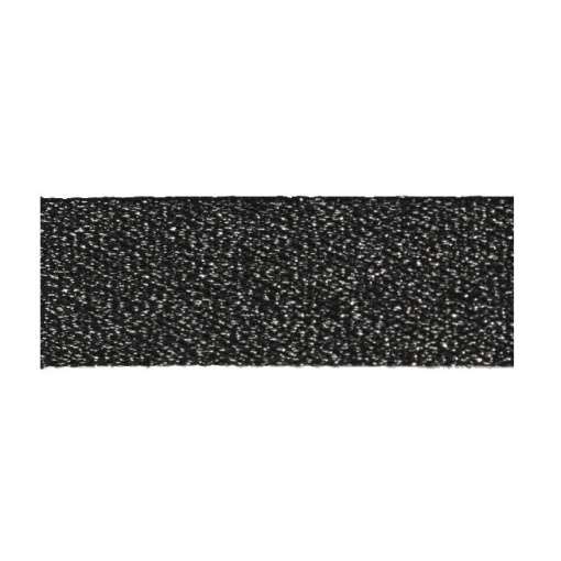 Correia com Glitter COSE 30mm Preto/Prateado (metro)