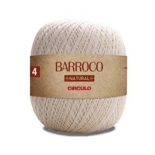 Fio de Crochet CÍRCULO Barroco Natural 4 700g