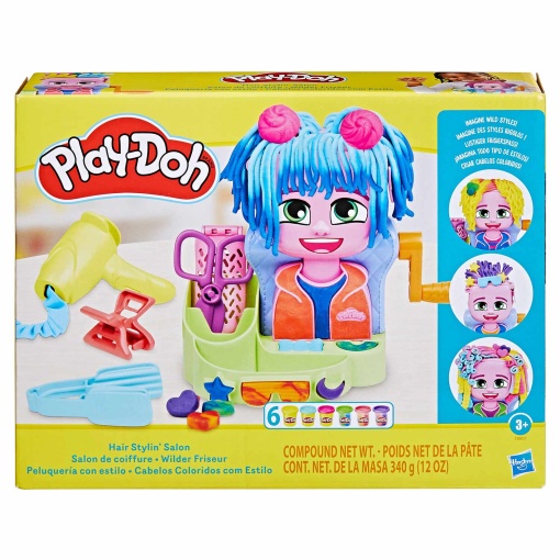 Plasticina Cabelos Coloridos com Estilo Play-Doh