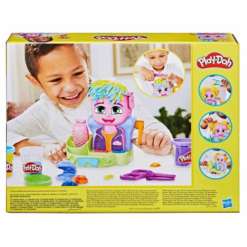 Plasticina cabelos coloridos com estilo Play-Doh