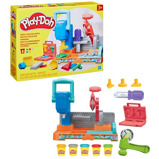 Plasticina mesa de ferramentas colorida Play-Doh