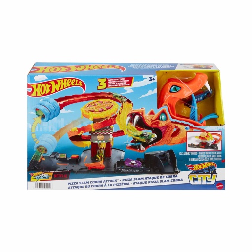 Hot Wheels City Ataque da Serpente Na Pizzaria MATTEL HTN81
