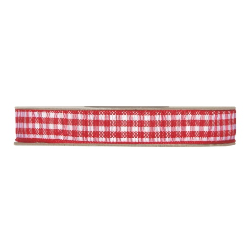 Fita de Tecido MP VICHY 10mmx20m Vermelho 08