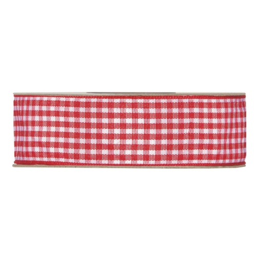 Fita de Tecido MP VICHY 25mmx20m Vermelho 08