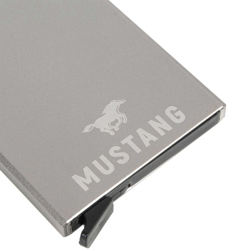 Porta-cartões MUSTANG Lucca prateado