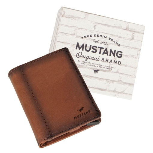 Mustang Temi camel leather card holder
