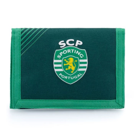 Carteira com velcro Sporting verde Scp87122