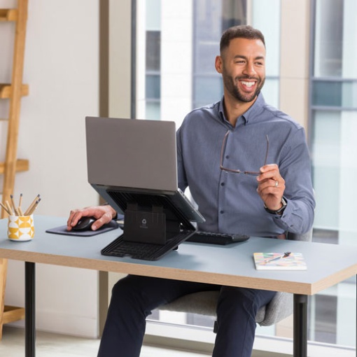 FELLOWES Breyta black laptop PC lift stand