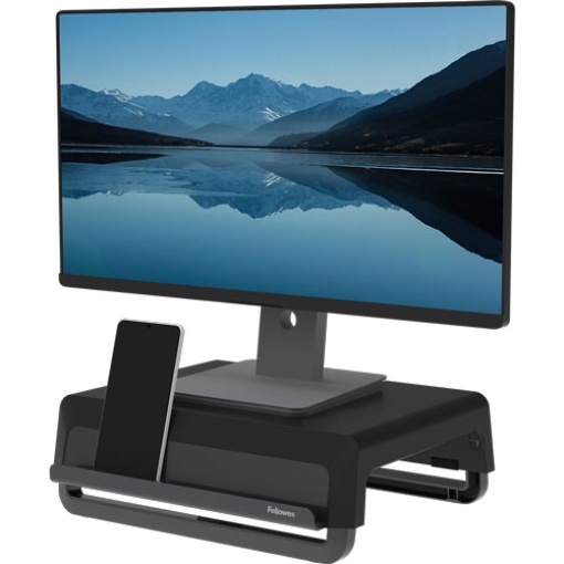 FELLOWES Breyta black monitor lift stand