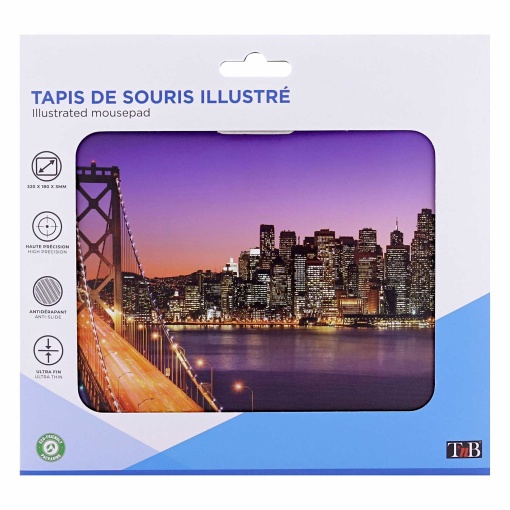 Tapete de rato TNB Manhattan 22x18cm