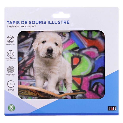 Tapete de rato TNB cachorro 22x18cm