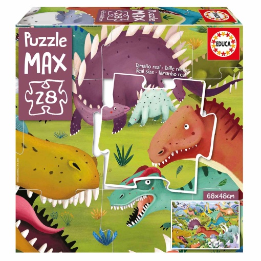 Puzzle EDUCA 28 peças Dinossauros