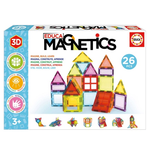 Jogo de Construção Magnético 26 peças EDUCA