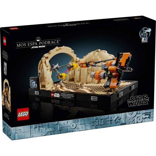 LEGO STAR Wars Diorama Podrace de Mos Espa 75380