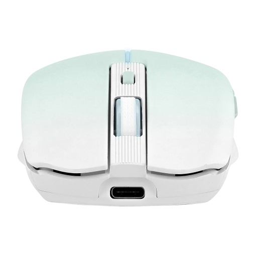 Rato wireless dual connect recarregável TNB verde pastel