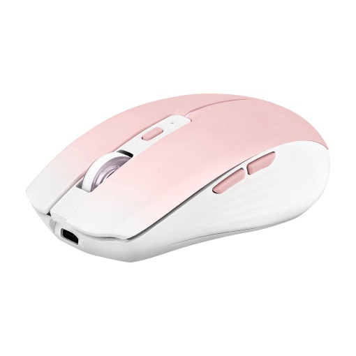 Rato Wireless Dual Connect Recarregável TNB Rosa Pastel