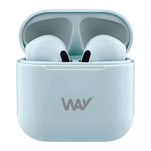 Auriculares Bluetooth TWS TNB WAY com caixa de carregamento azul
