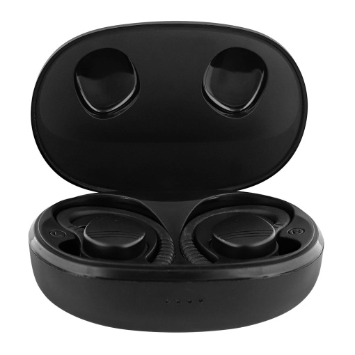 Auriculares Bluetooth TNB Energy Sport com caixa de carregamento preto