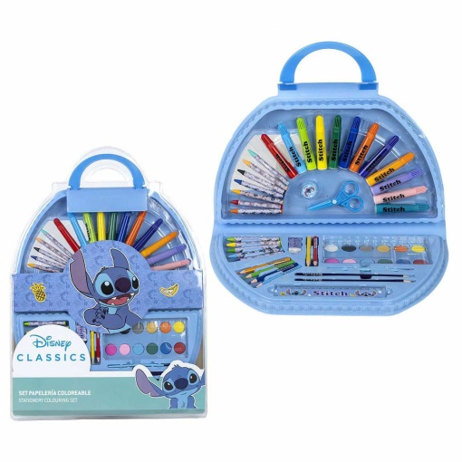 Conjunto de Pintura DISNEY Stitch Maleta 50 Peças