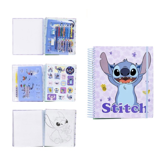 Álbum de Atividades para Colorir DISNEY Stitch 19 peças