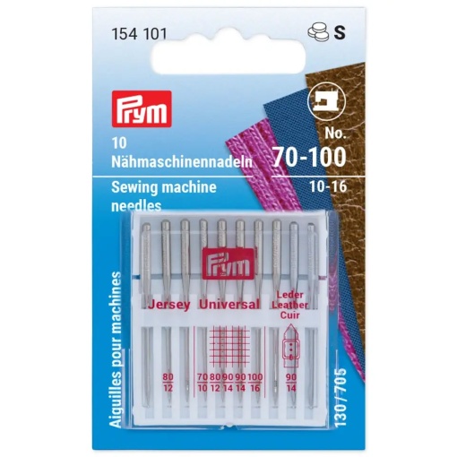 Agulha para máquina PRYM N.70-100 jersey e pele 10 unidades