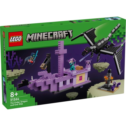 LEGO MINECRAFT O Dragão de Ender e O Navio do End 21264