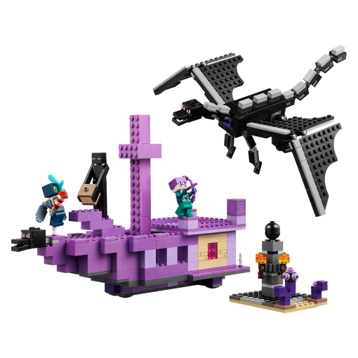 LEGO MINECRAFT O Dragão de Ender e O Navio do End 21264