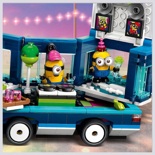 LEGO Gru: O Mal Disposto 4 Autocarro de Festa com Música dos Minions 75581