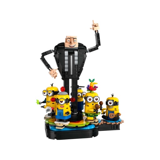 LEGO Gru: O Mal Disposto 4 Gru e Minions Construídos com Peças 75582