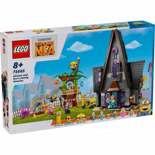 LEGO Gru: O Mal Disposto 4 Mansão da Família do Gru e Minions 75583