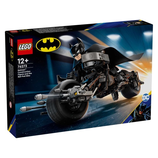 LEGO Batman Figura de Construção do Batman e Mota Bat-pod 76273