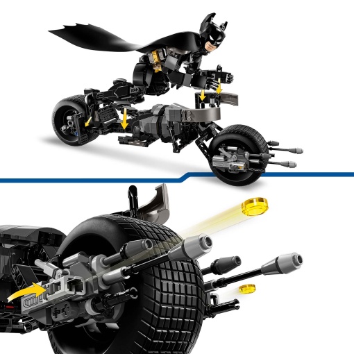 LEGO Batman Figura de Construção do Batman e Mota Bat-pod 76273