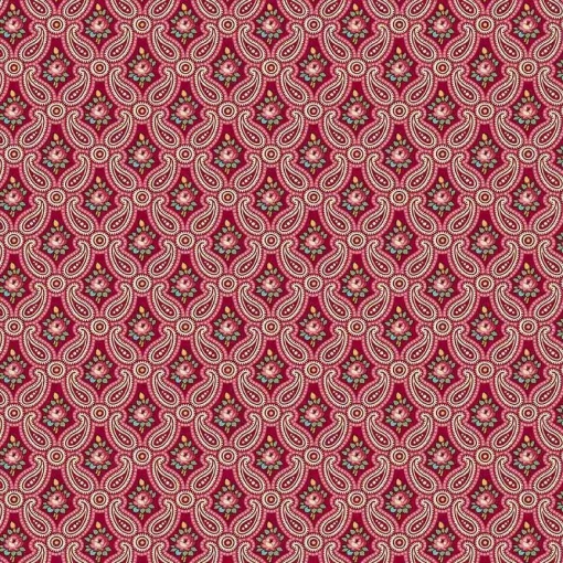 Tecido MAKOWER Fernshaw Michael Pink 1x1,12m