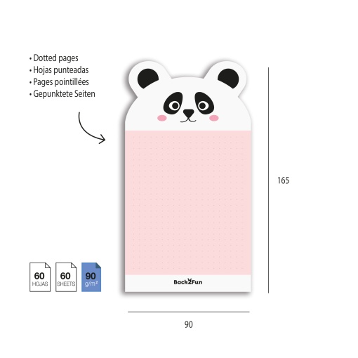 Bloco de Notas MIQUELRIUS Back2fun Panda
