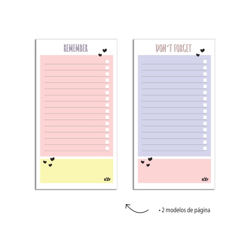 Bloco de Notas Magnético MIQUELRIUS Back2fun remember